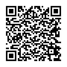 Código QR para número de telefone +26622476424