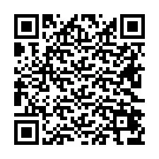 QR код за телефонен номер +26622476432