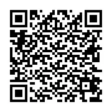 Código QR para número de teléfono +26622476484