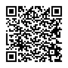 Código QR para número de telefone +26622476502