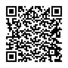 Codice QR per il numero di telefono +26622476671