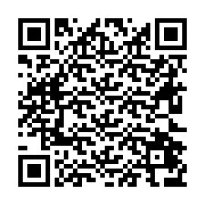 Código QR para número de teléfono +26622476700