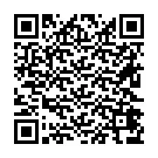 Código QR para número de telefone +26622476871