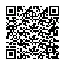 QR-code voor telefoonnummer +26622477040