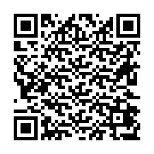 QR-code voor telefoonnummer +26622477081