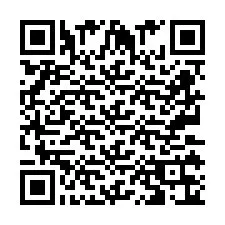 Kode QR untuk nomor Telepon +2673136044