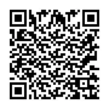 Codice QR per il numero di telefono +2673136121