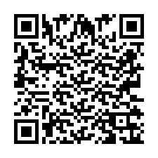 Codice QR per il numero di telefono +2673136122