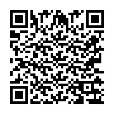 Codice QR per il numero di telefono +2673136316