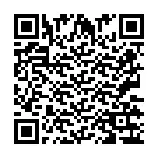 Codice QR per il numero di telefono +2673136371