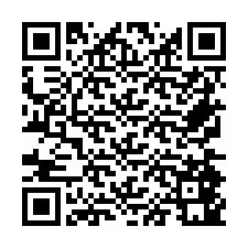 Codice QR per il numero di telefono +26774841927