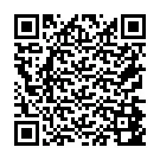 QR-код для номера телефона +26774842051