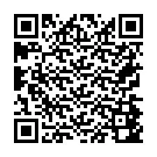 QR Code pour le numéro de téléphone +26774842055