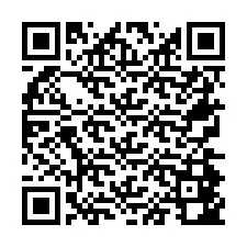 QR-код для номера телефона +26774842060