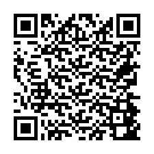 QR Code สำหรับหมายเลขโทรศัพท์ +26774842069