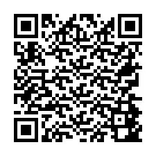 Codice QR per il numero di telefono +26774842078