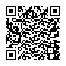 QR-code voor telefoonnummer +26774842080