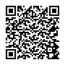 QR код за телефонен номер +26774842090