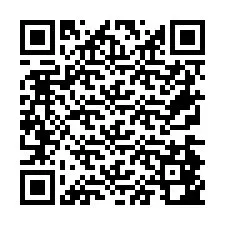 QR код за телефонен номер +26774842101