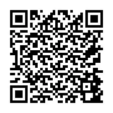 Codice QR per il numero di telefono +26774842111