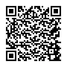 QR Code pour le numéro de téléphone +26774842125