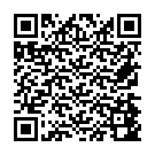 QR-kood telefoninumbri jaoks +26774842147