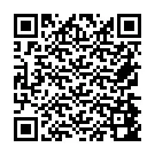 QR код за телефонен номер +26774842157