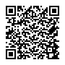 Codice QR per il numero di telefono +26774842167