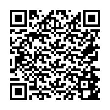 QR Code สำหรับหมายเลขโทรศัพท์ +26774842169