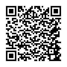 QR Code สำหรับหมายเลขโทรศัพท์ +26774842179