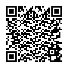 QR код за телефонен номер +26774842194