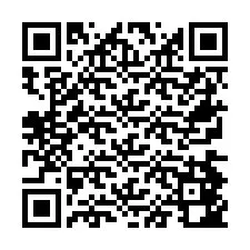 QR-code voor telefoonnummer +26774842204