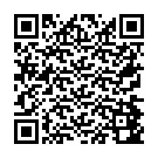 QR kód a telefonszámhoz +26774842210