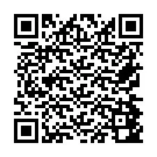 QR-код для номера телефона +26774842227