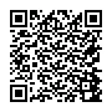 Código QR para número de teléfono +26774842232