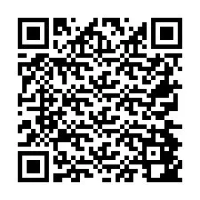 Código QR para número de telefone +26774842238