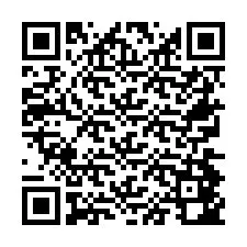 QR-code voor telefoonnummer +26774842258