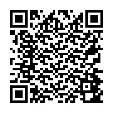 QR-код для номера телефона +26774842260