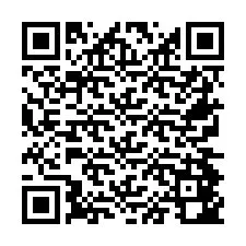 Código QR para número de telefone +26774842294