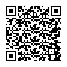 QR код за телефонен номер +26774842298