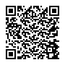 QR-code voor telefoonnummer +26774842308