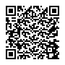 Código QR para número de telefone +26774842309