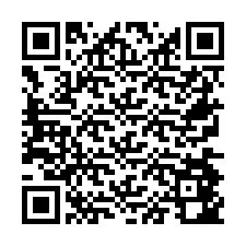 QR Code สำหรับหมายเลขโทรศัพท์ +26774842314