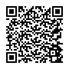 Código QR para número de teléfono +26774842320