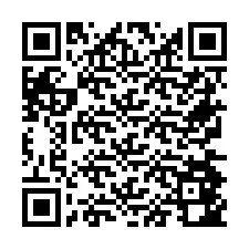 QR код за телефонен номер +26774842326