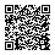 QR код за телефонен номер +26774842342