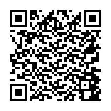 Código QR para número de telefone +26774842350