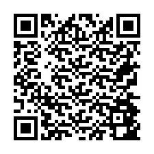 Código QR para número de telefone +26774842365