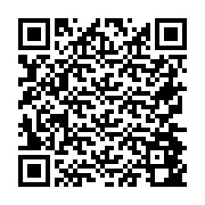 QR-Code für Telefonnummer +26774842372