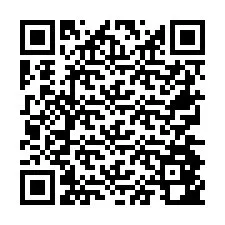 QR код за телефонен номер +26774842378